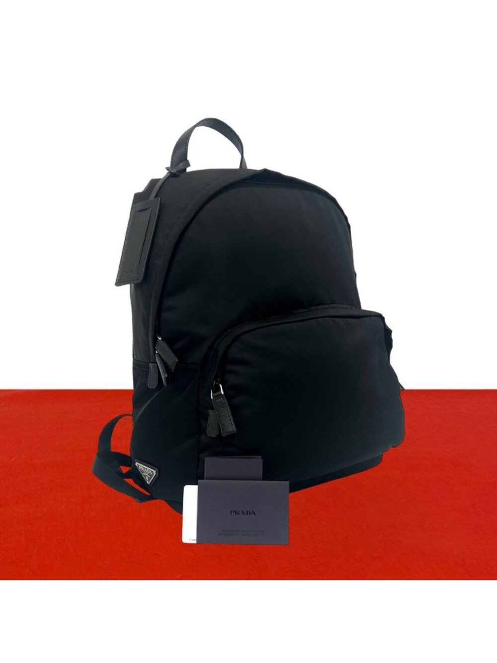 Prada Tessuto Nylon Backpack Black